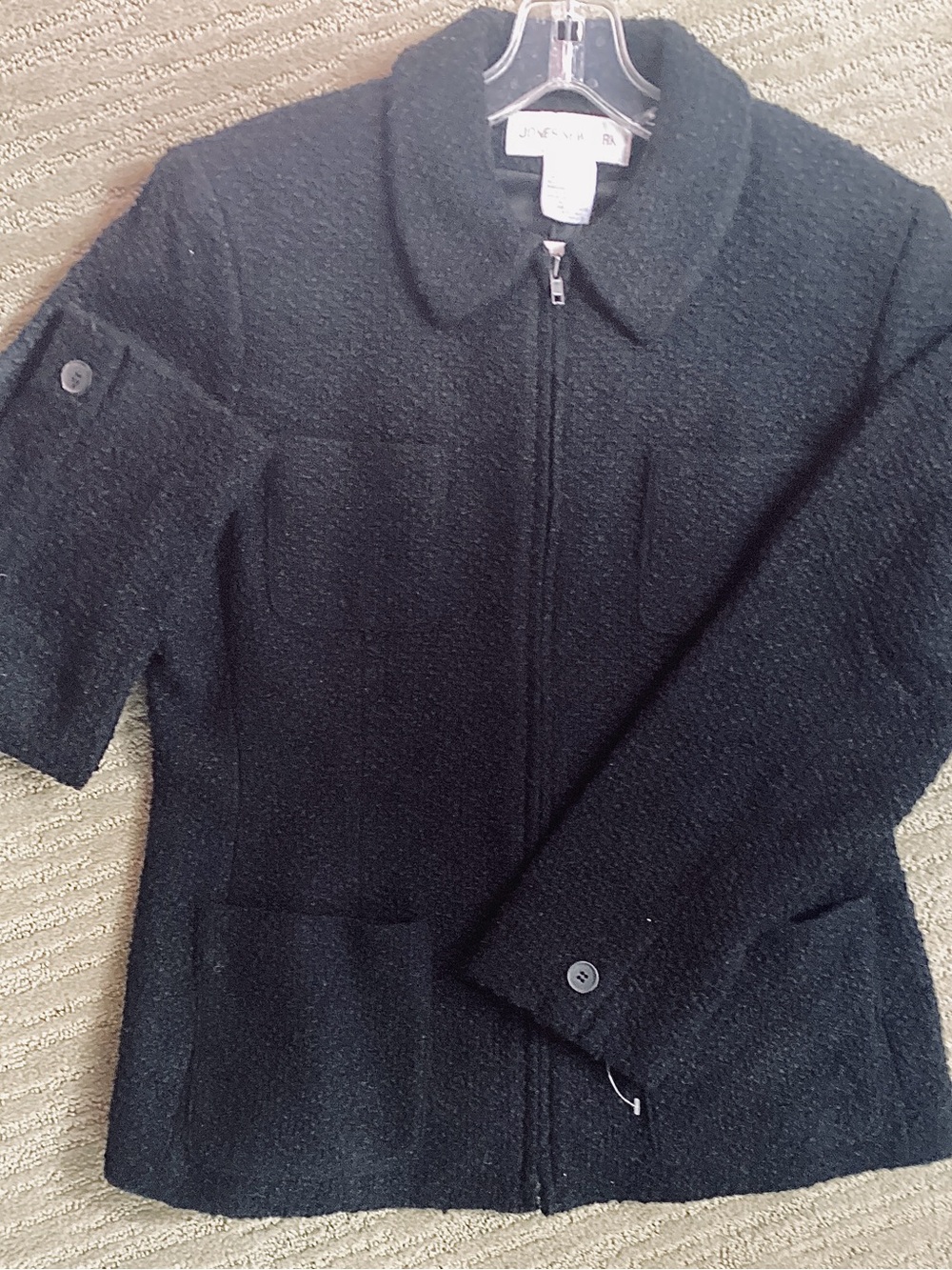 Jones New York Black Blazer, Madison Style, Size 12